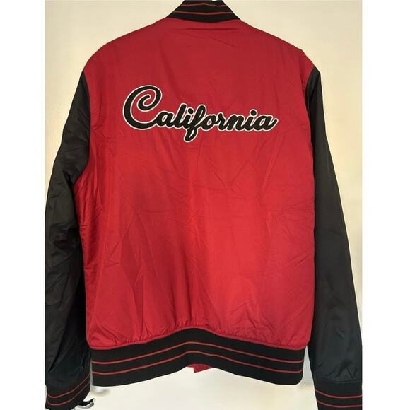 Hollister California Red Jacket Fleece Lined Excellent Condition Size XS - Picture 2 of 10